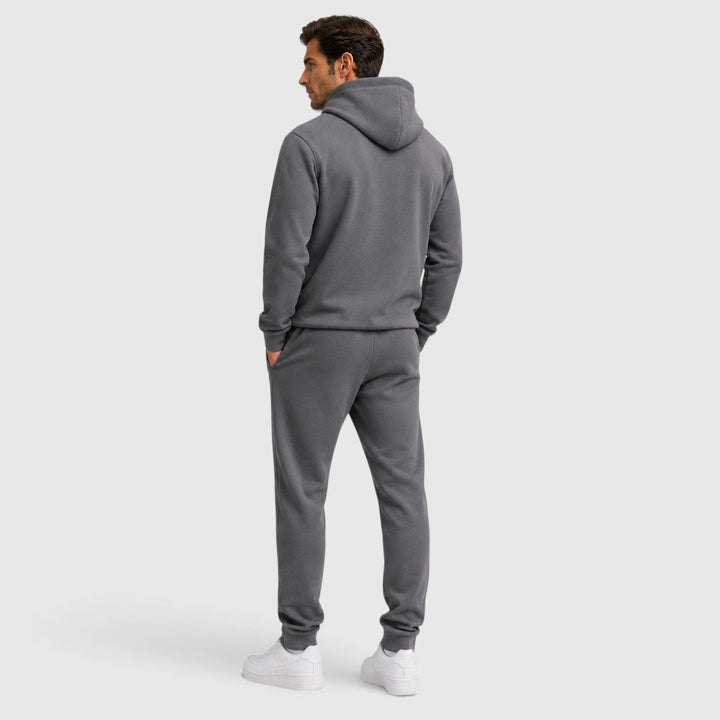 Men's Casual Cotton Blend Two-Piece Tracksuit Set