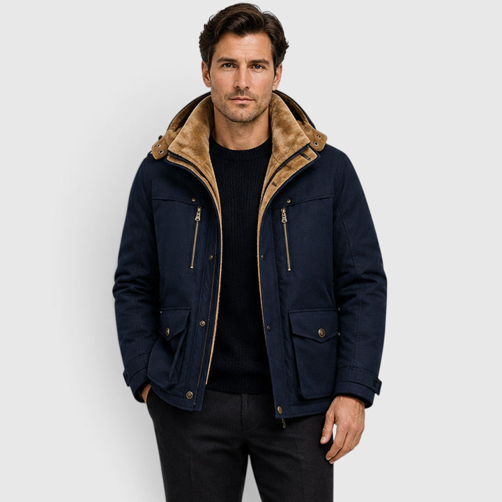 Men's Casual Multi Pocket Warm Outdoor Jacket