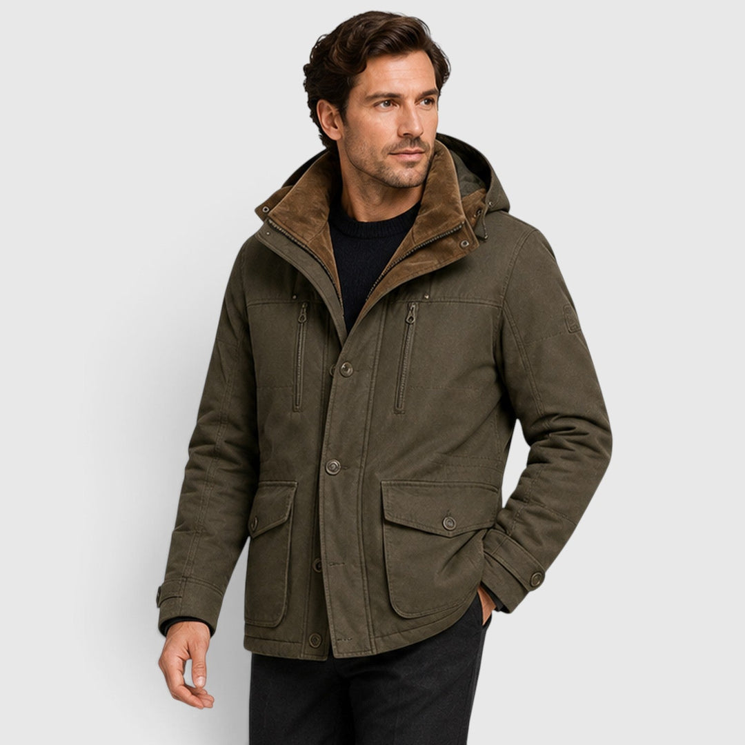Men's Casual Multi Pocket Warm Outdoor Jacket