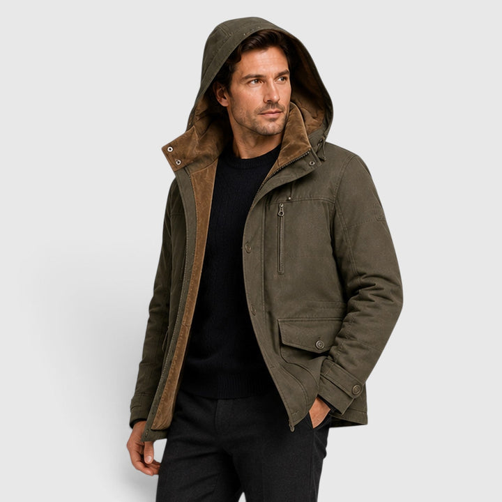 Men's Casual Multi Pocket Warm Outdoor Jacket