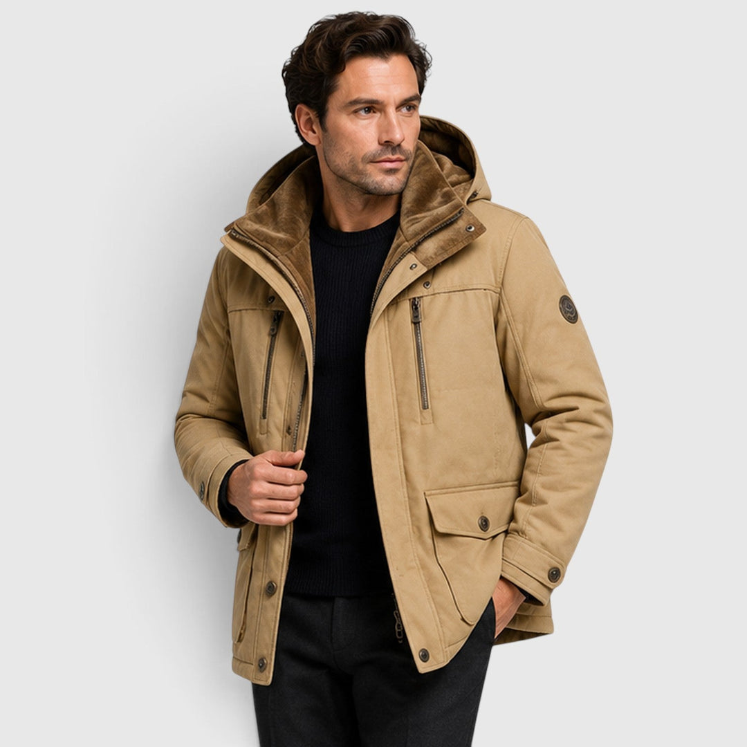 Men's Casual Multi Pocket Warm Outdoor Jacket