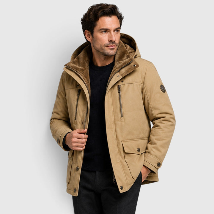 Men's Casual Multi Pocket Warm Outdoor Jacket