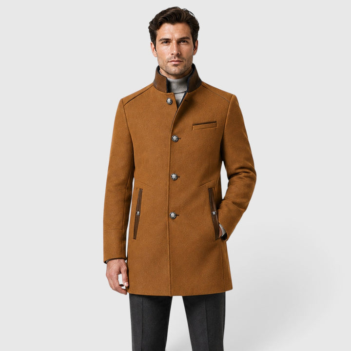 Men's Classic Wool Blend Pea Coat