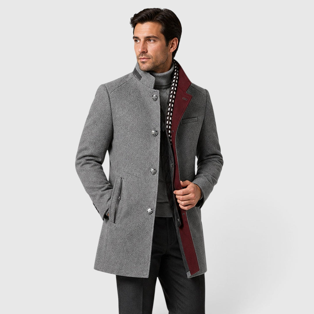 Men's Classic Wool Blend Pea Coat