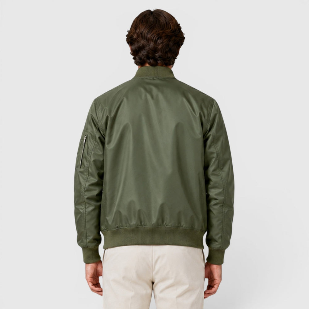 Men's Casual Lightweight Bomber Jacket