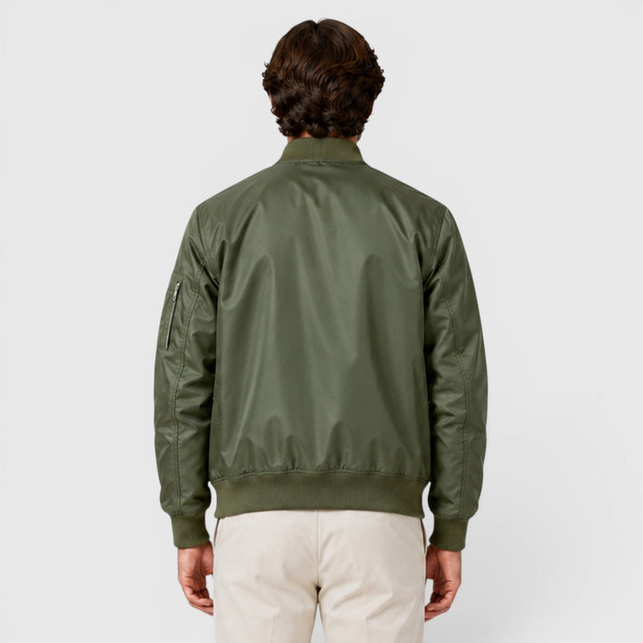 Men's Casual Lightweight Bomber Jacket