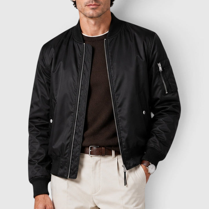 Men's Casual Lightweight Bomber Jacket