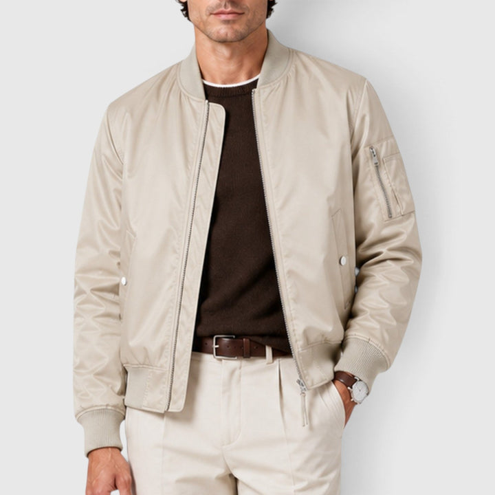 Men's Casual Lightweight Bomber Jacket