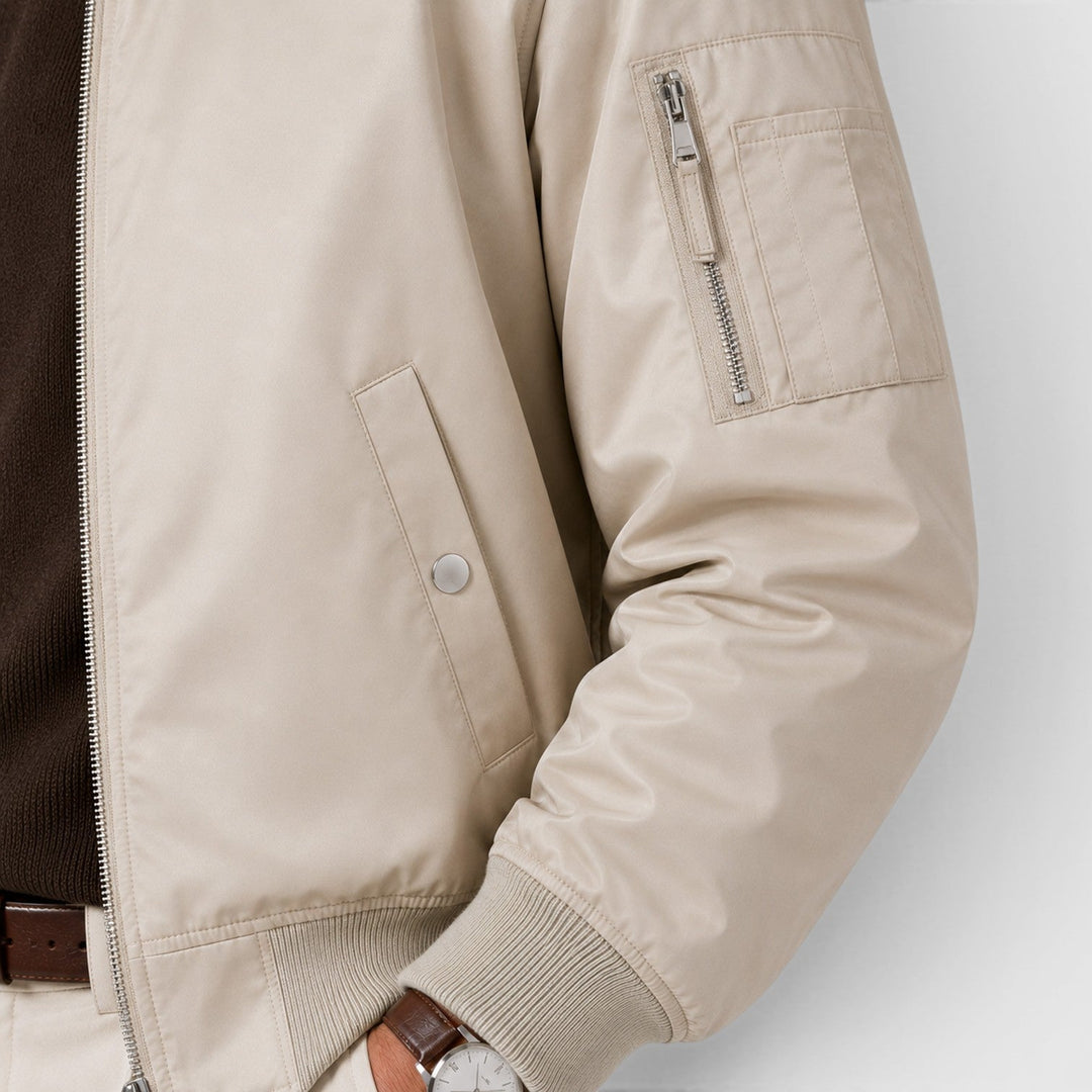Men's Casual Lightweight Bomber Jacket