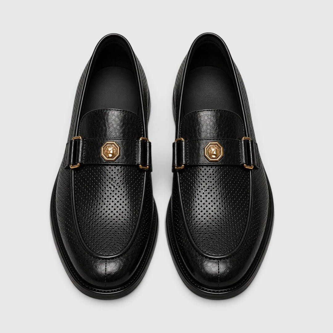 Men's Casual Breathable Slip-On Leather Loafers