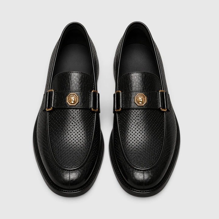 Men's Casual Breathable Slip-On Leather Loafers