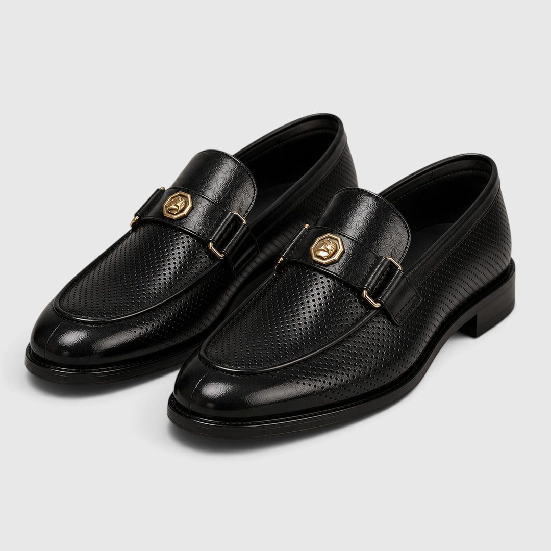 Men's Casual Breathable Slip-On Leather Loafers