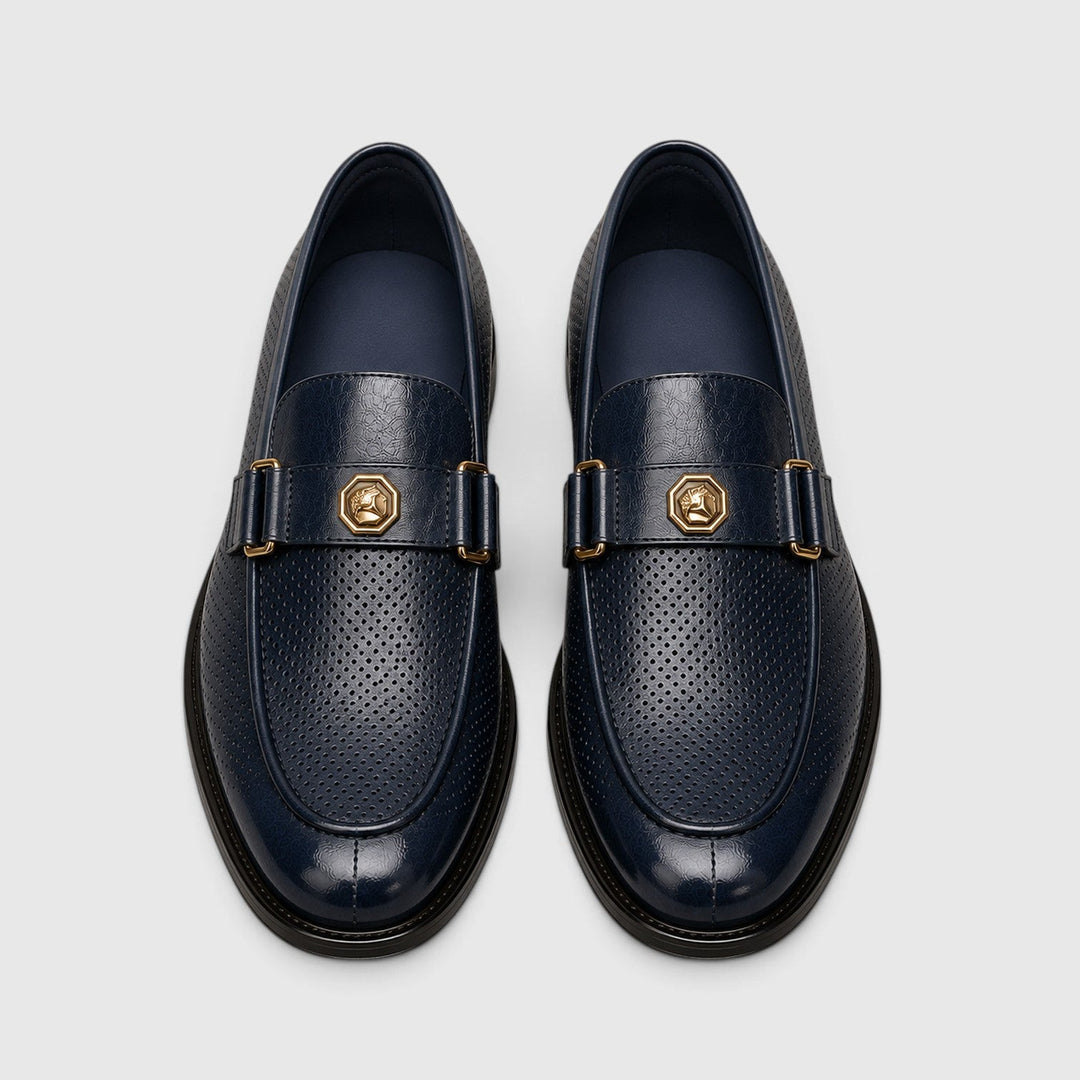Men's Casual Breathable Slip-On Leather Loafers
