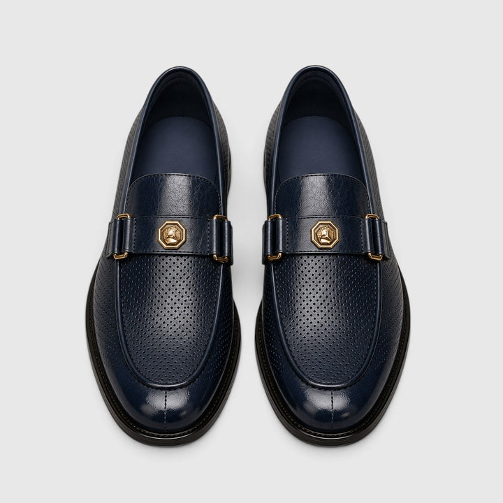 Men's Casual Breathable Slip-On Leather Loafers
