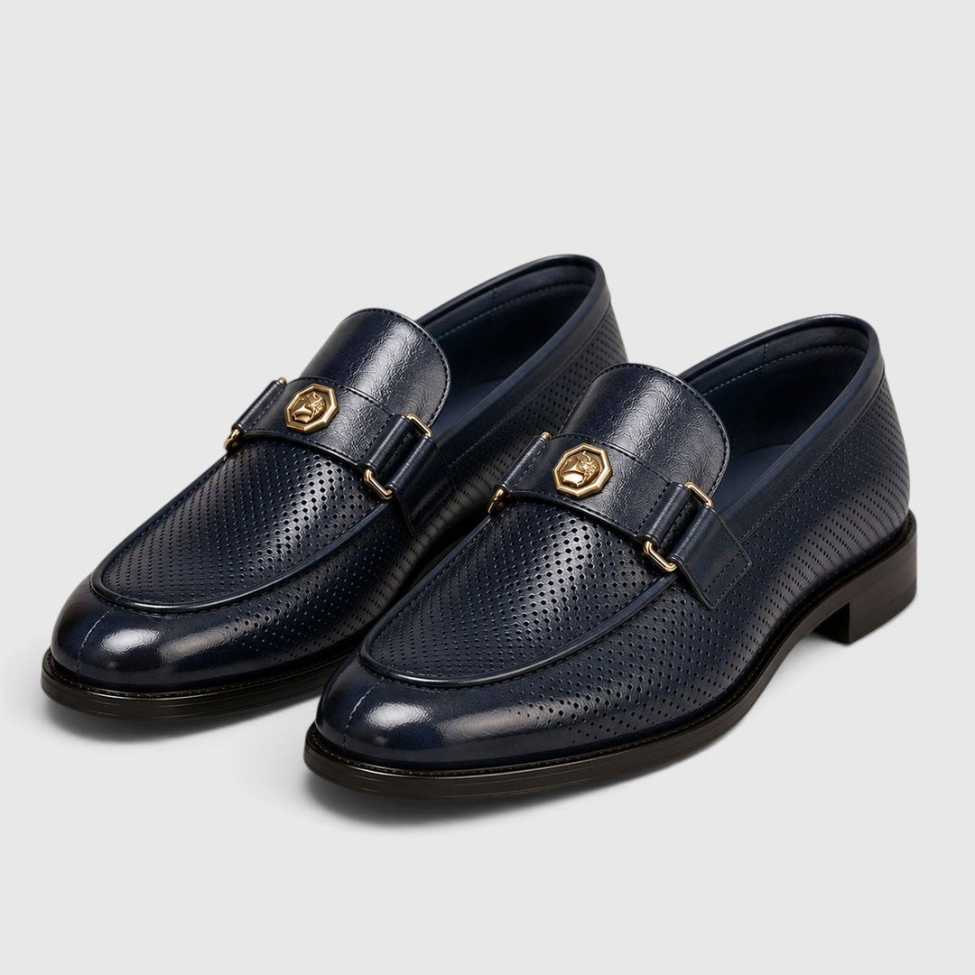 Men's Casual Breathable Slip-On Leather Loafers