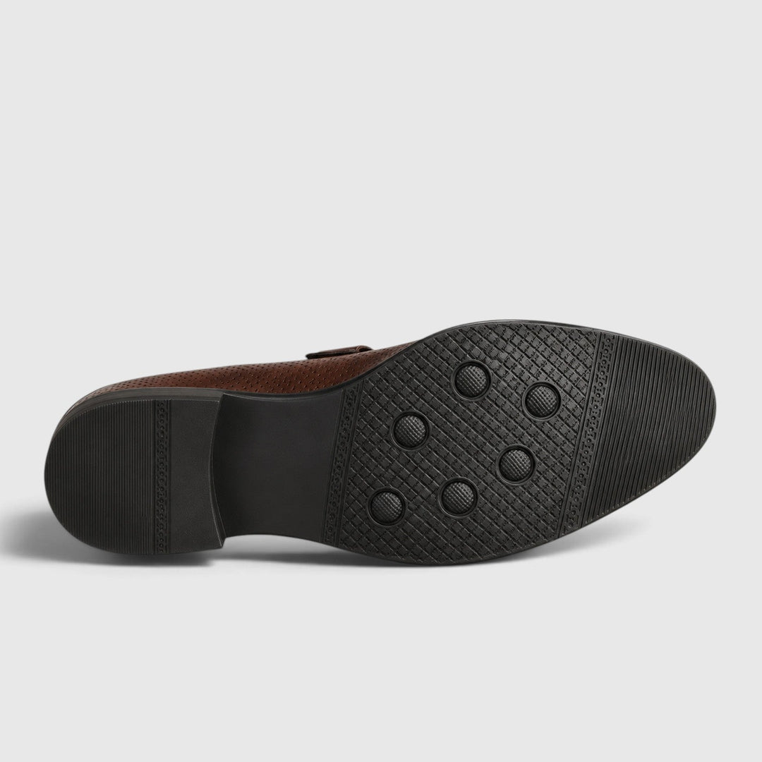 Men's Casual Breathable Slip-On Leather Loafers