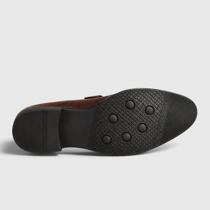 Men's Casual Breathable Slip-On Leather Loafers