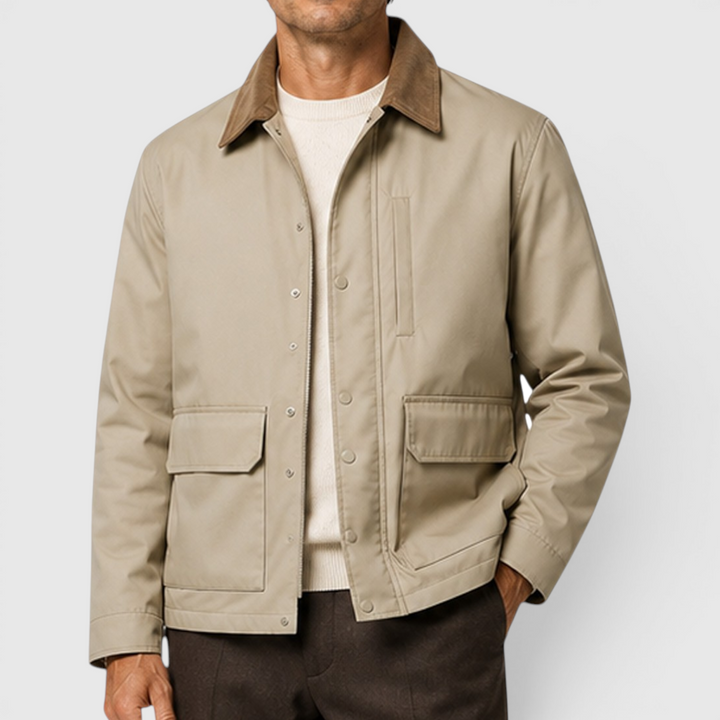 Men's Casual Lightweight Cotton Jacket