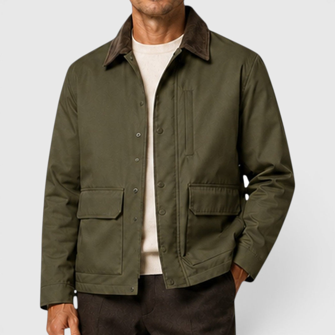 Men's Casual Lightweight Cotton Jacket