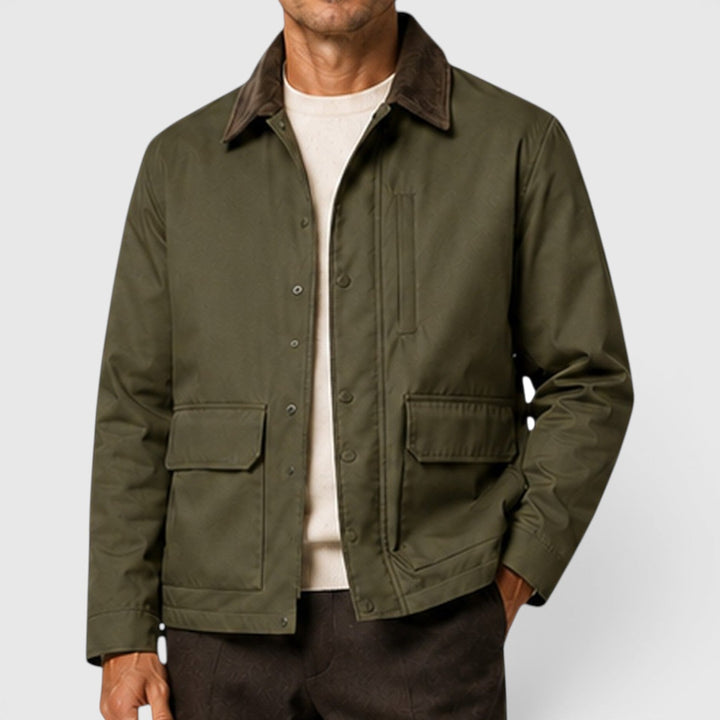 Men's Casual Lightweight Cotton Jacket