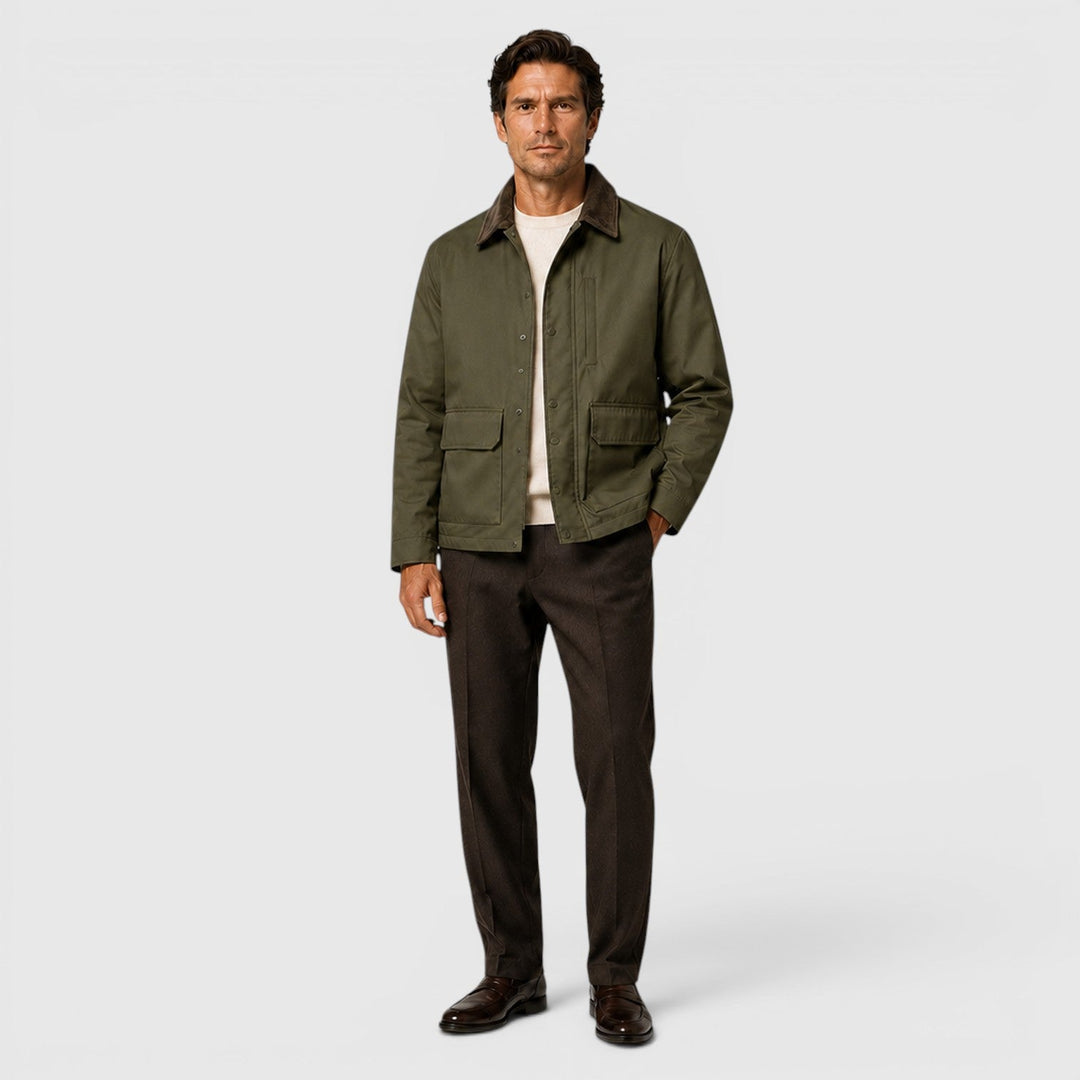 Men's Casual Lightweight Cotton Jacket