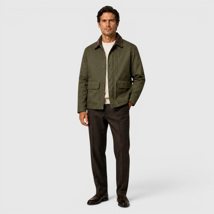 Men's Casual Lightweight Cotton Jacket