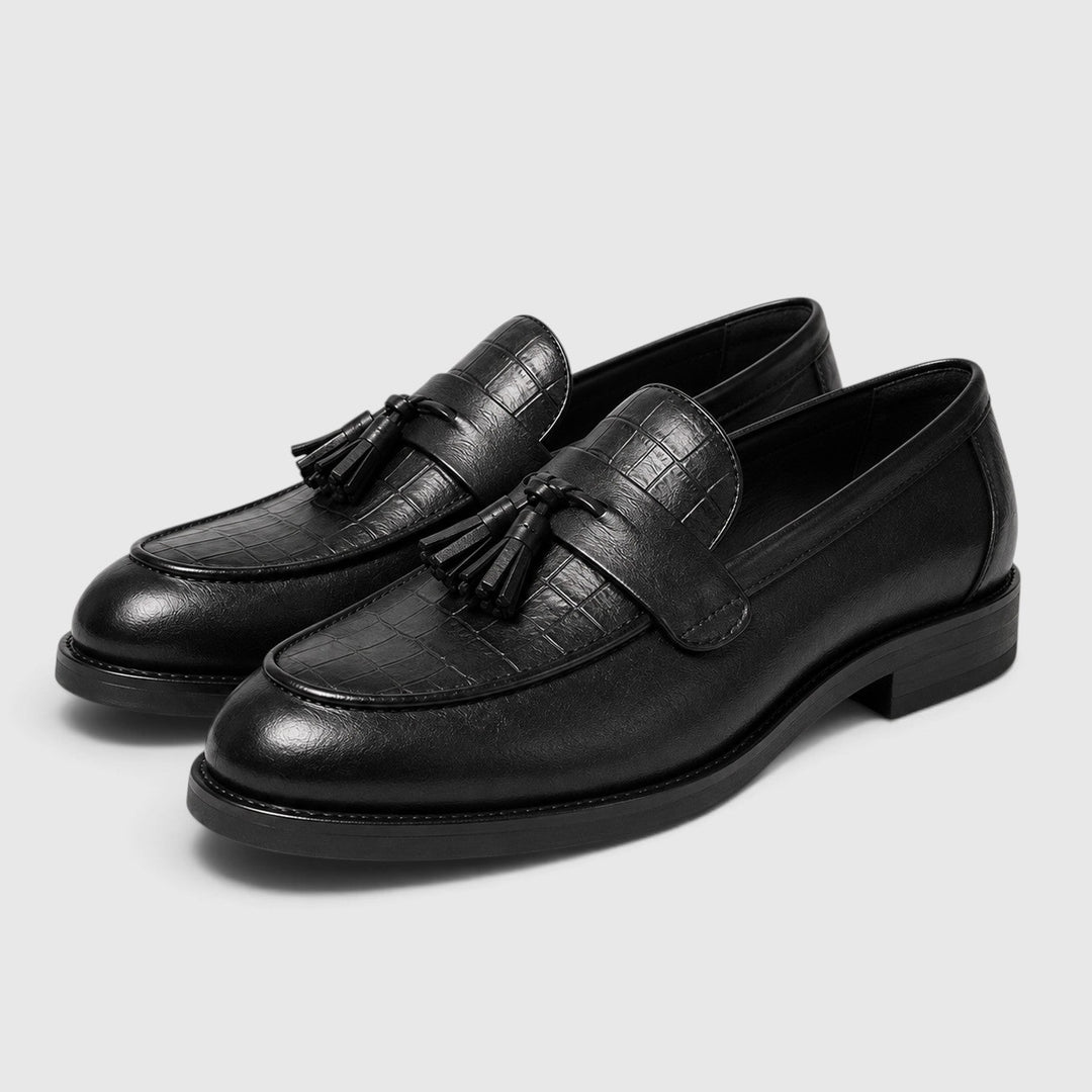Men's Classic Croc Leather Tassel Loafers