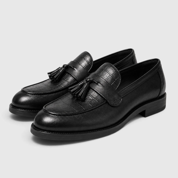 Men's Classic Croc Leather Tassel Loafers