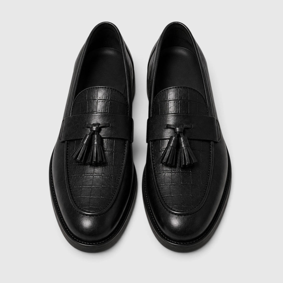 Men's Classic Croc Leather Tassel Loafers