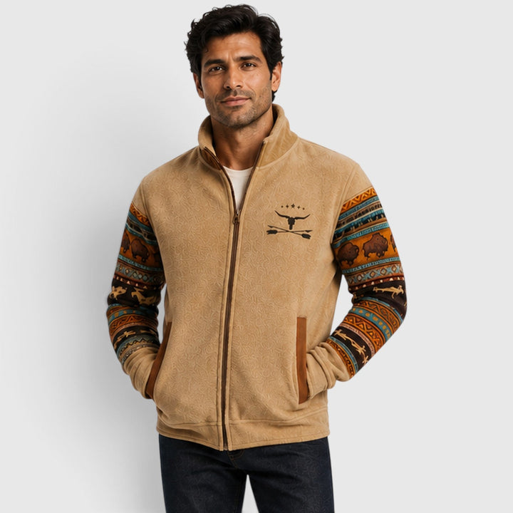 Men's Casual Fleece Zip-Up Outdoor Vest
