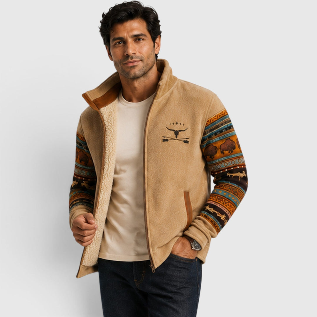 Men's Casual Fleece Zip-Up Outdoor Vest