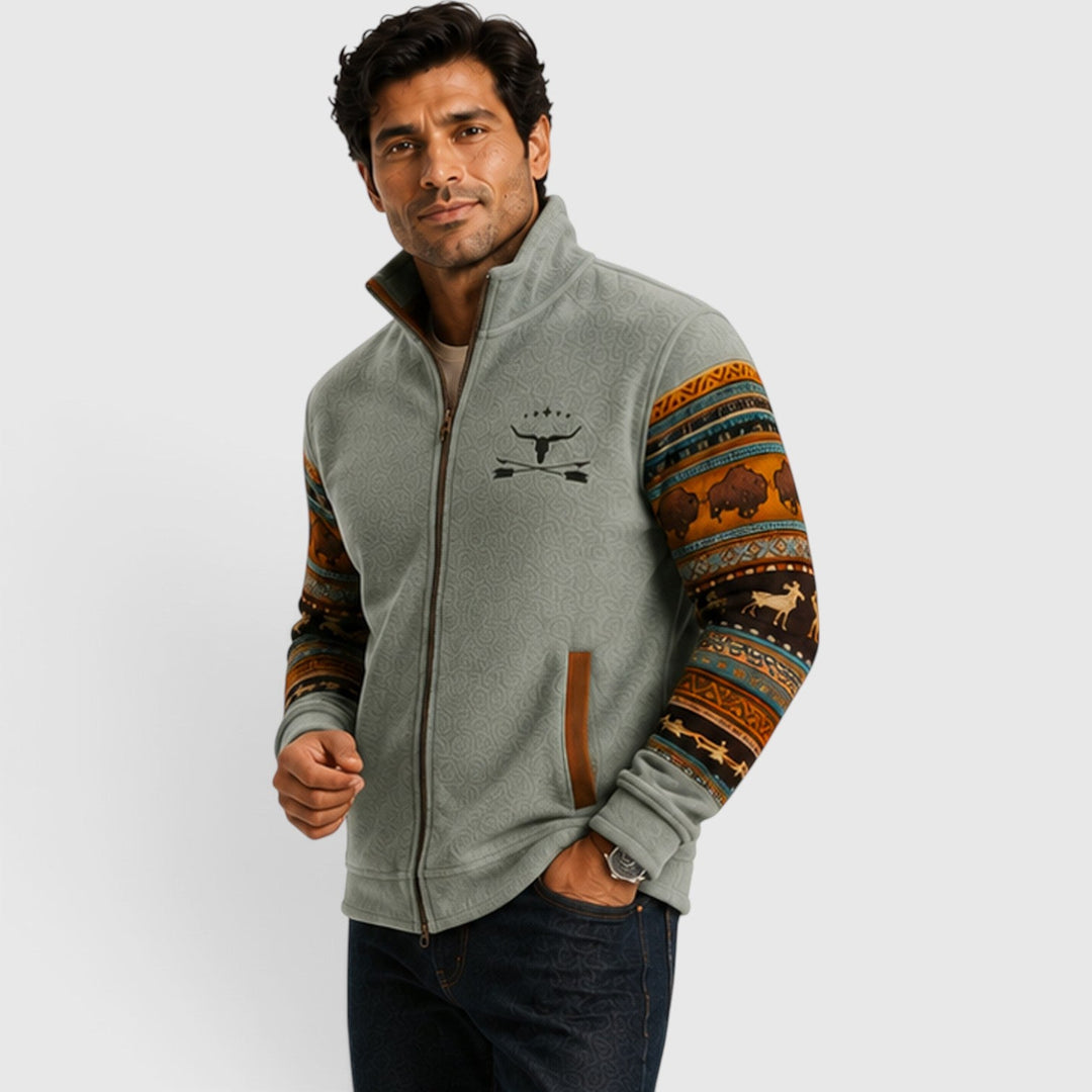 Men's Casual Fleece Zip-Up Outdoor Vest