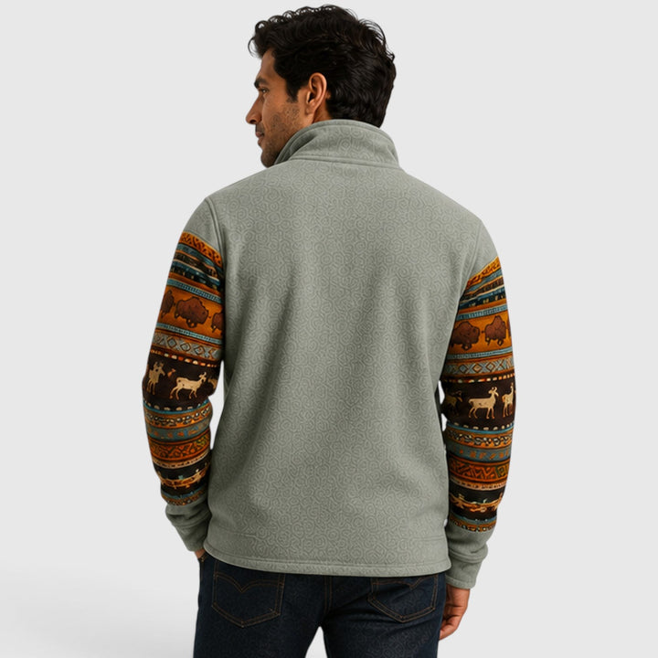 Men's Casual Fleece Zip-Up Outdoor Vest