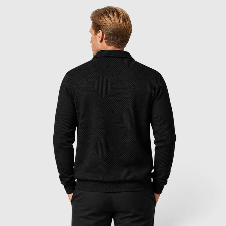 Men's Lightweight Textured Full Zip Jacket