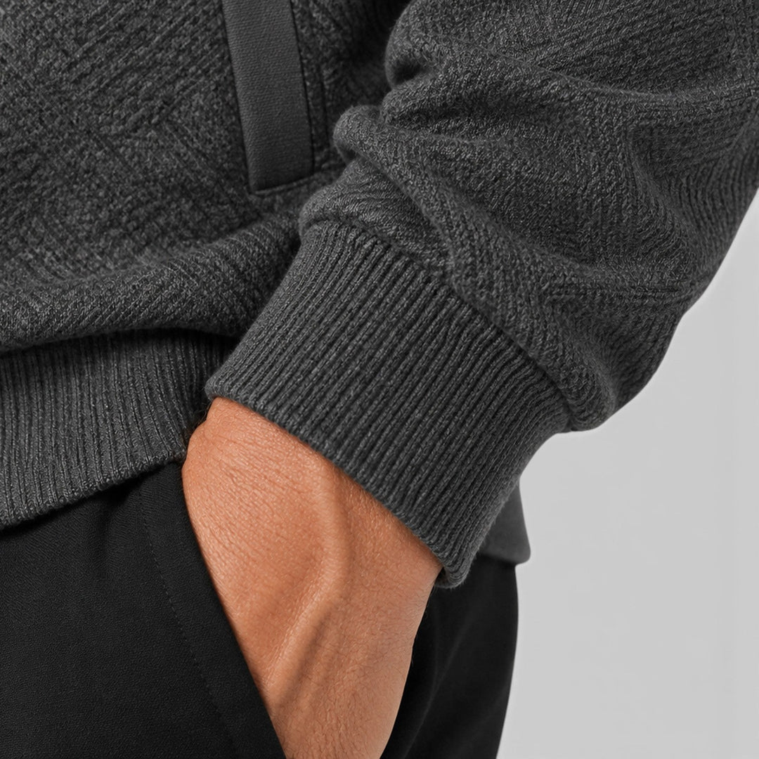 Men's Lightweight Textured Full Zip Jacket