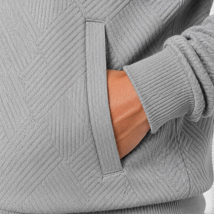 Men's Lightweight Textured Full Zip Jacket