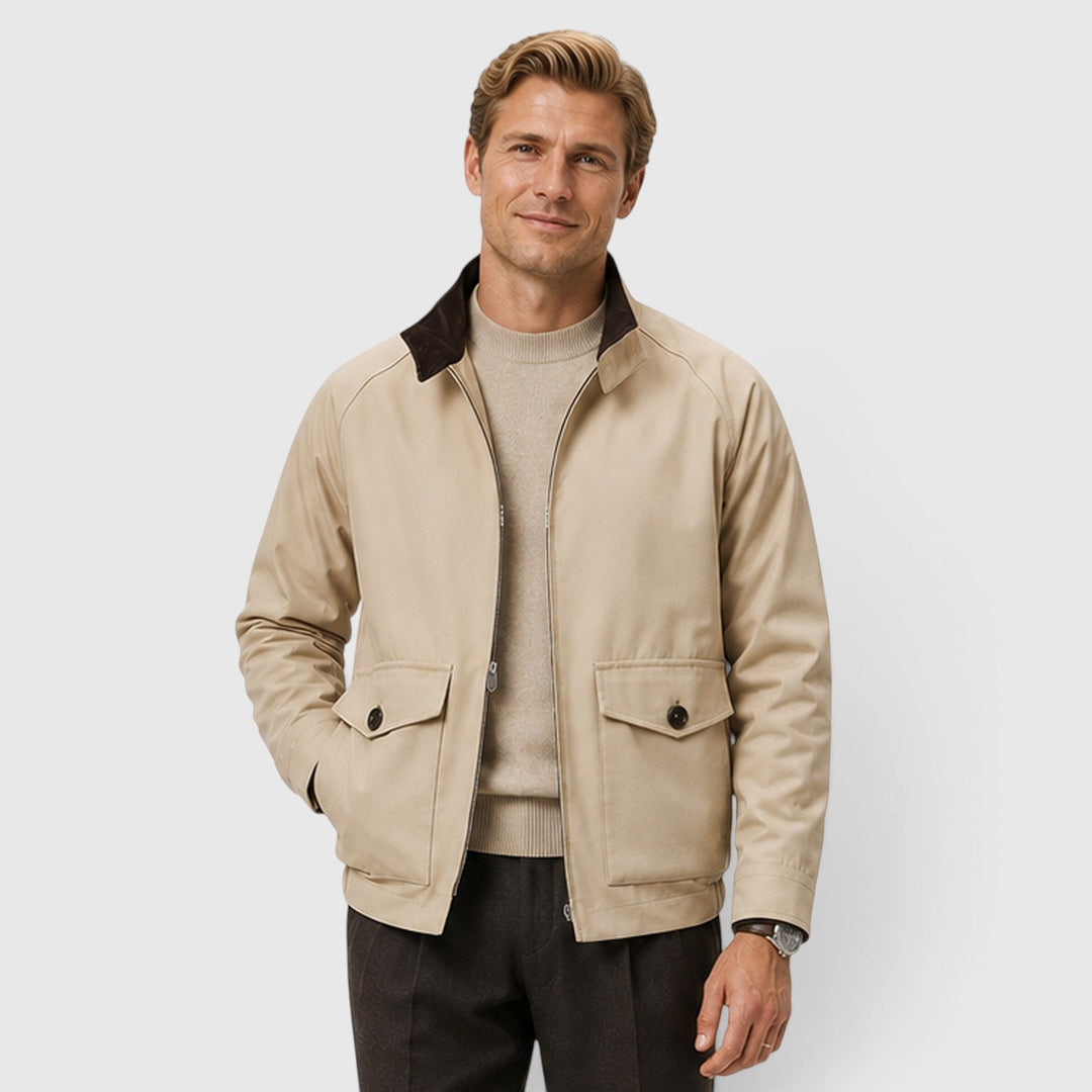 Men's Classic Cotton Harrington Zip Jacket
