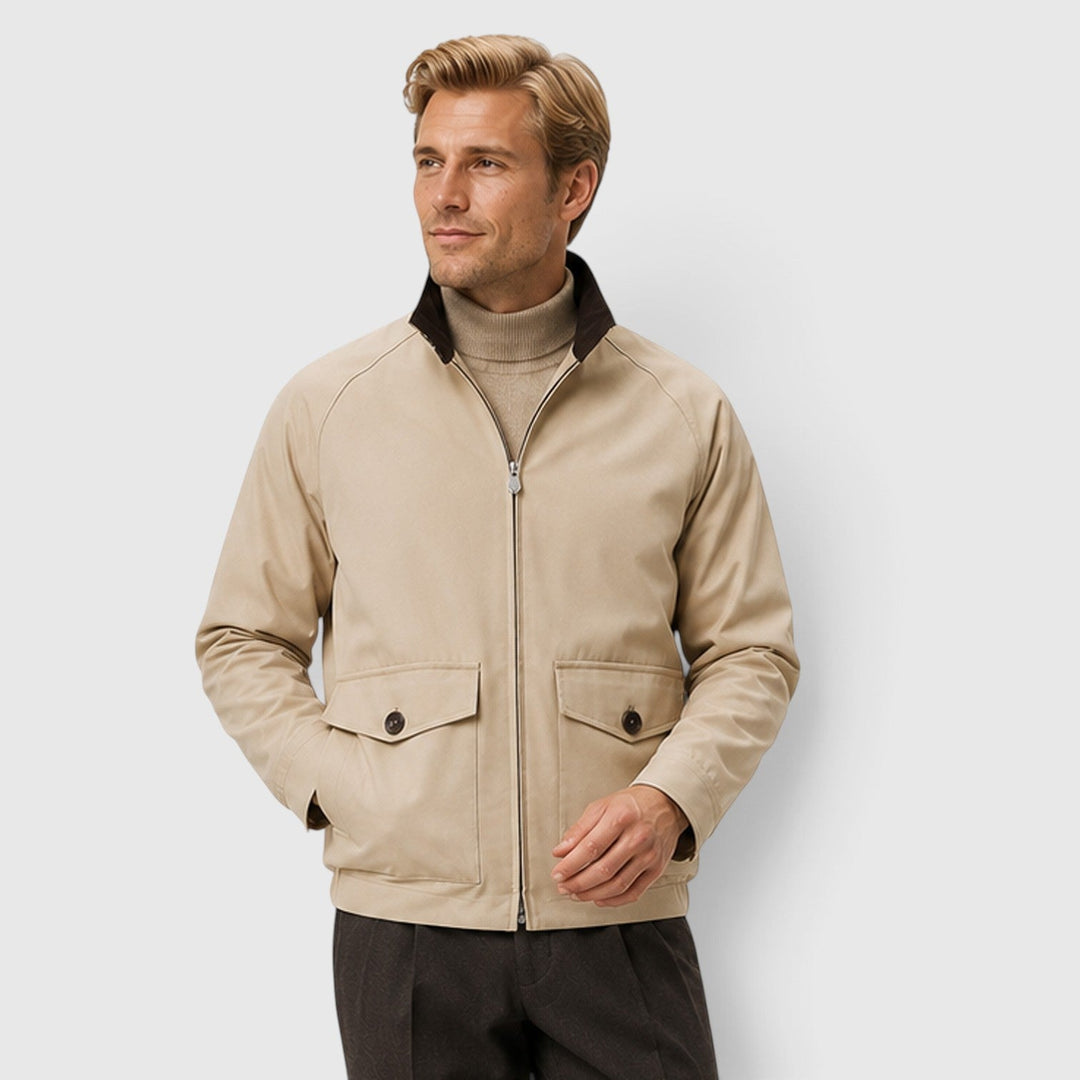 Men's Classic Cotton Harrington Zip Jacket