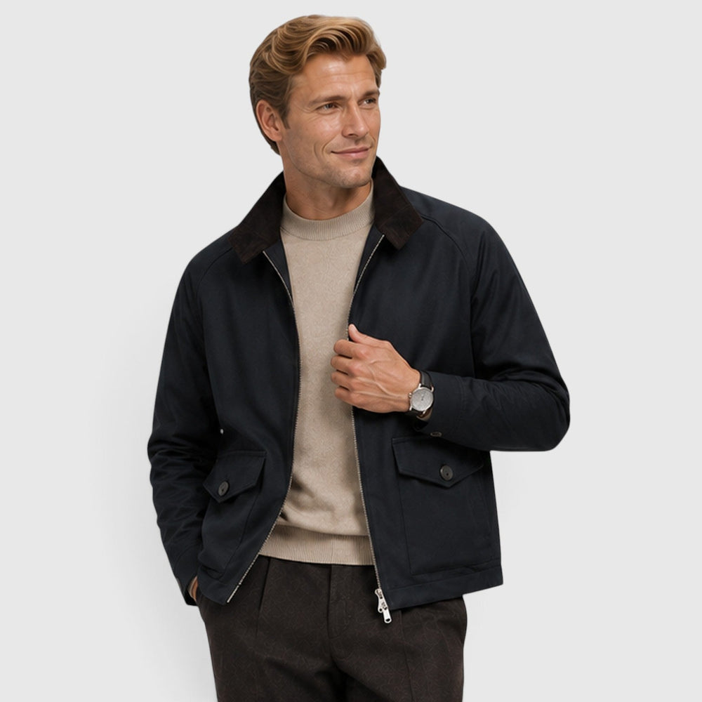 Men's Classic Cotton Harrington Zip Jacket