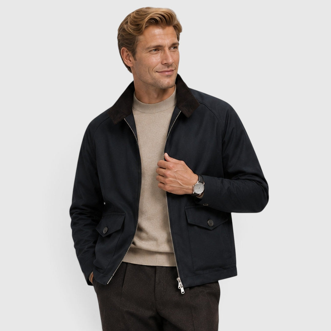 Men's Classic Cotton Harrington Zip Jacket