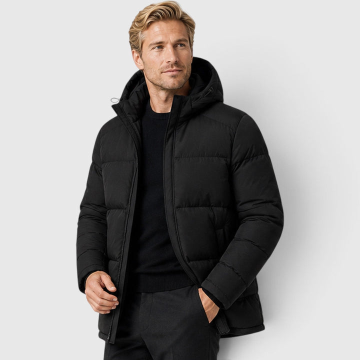 Men's Casual Hooded Padded Puffer Jacket