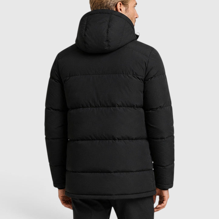 Men's Casual Hooded Padded Puffer Jacket