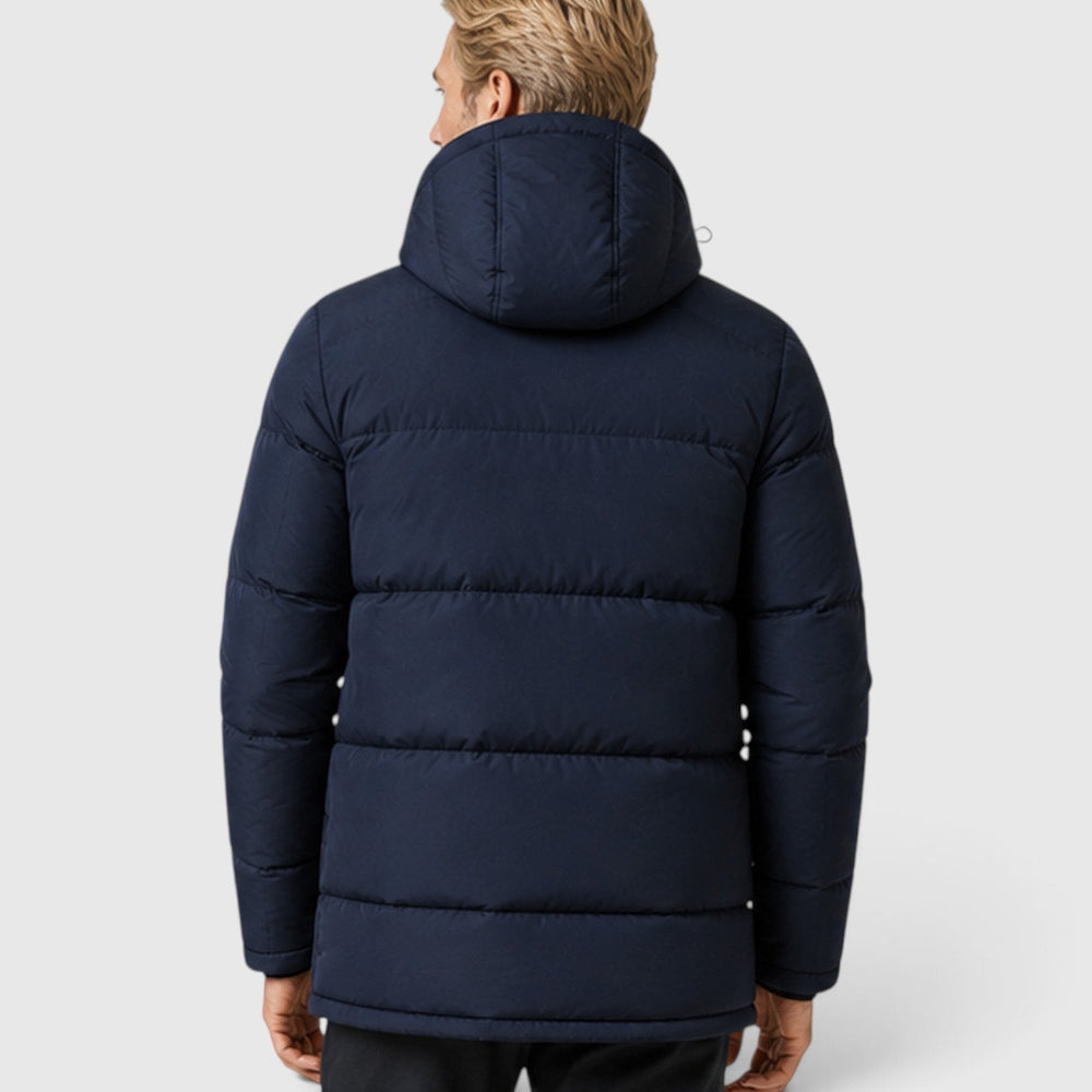 Men's Casual Hooded Padded Puffer Jacket