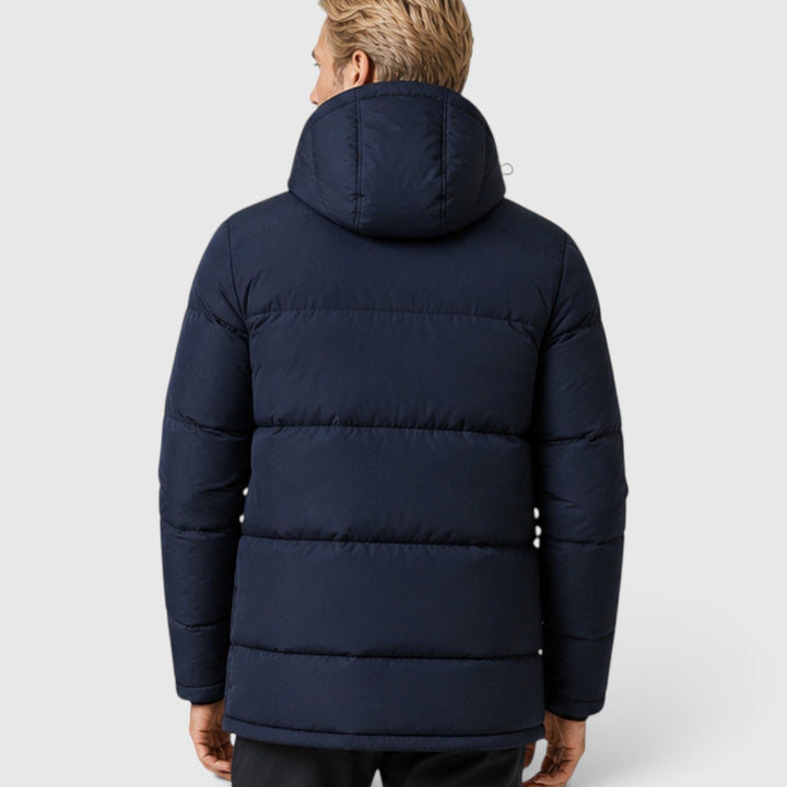 Men's Casual Hooded Padded Puffer Jacket