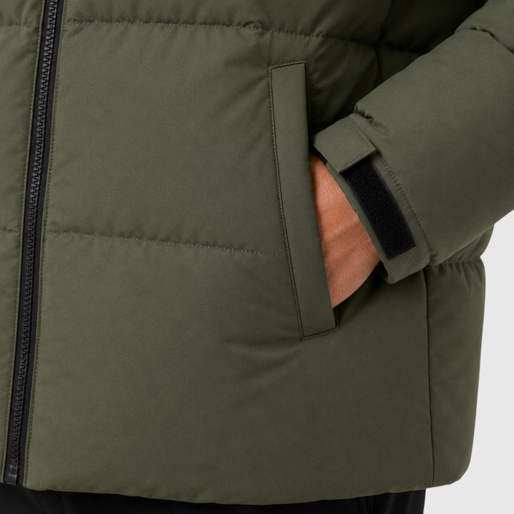 Men's Casual Quilted Hooded Puffer Jacket