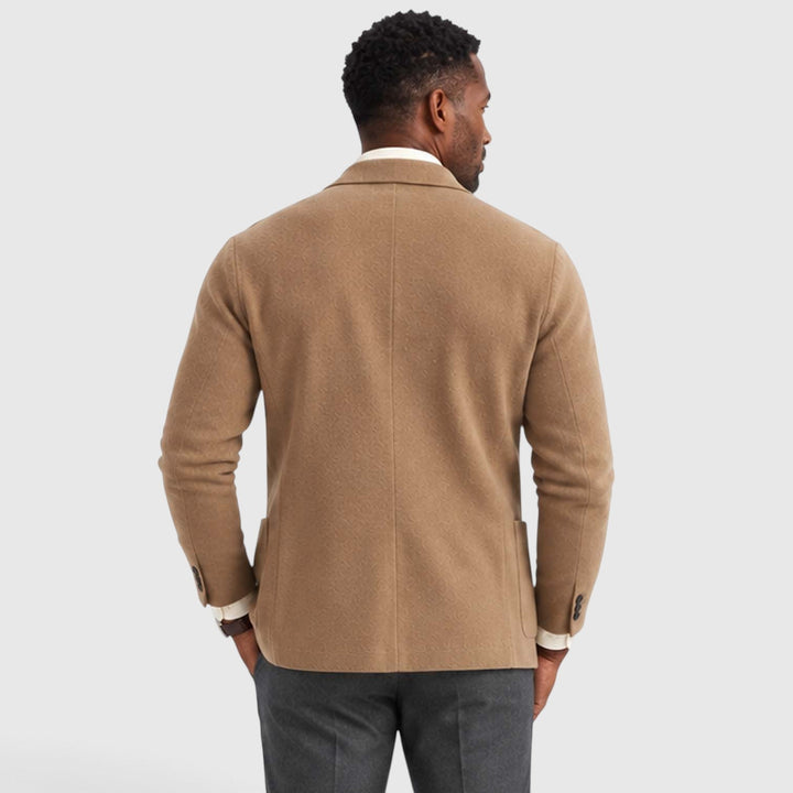 Men's Casual Knit Blazer Jacket