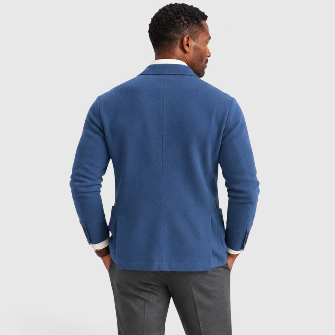 Men's Casual Knit Blazer Jacket