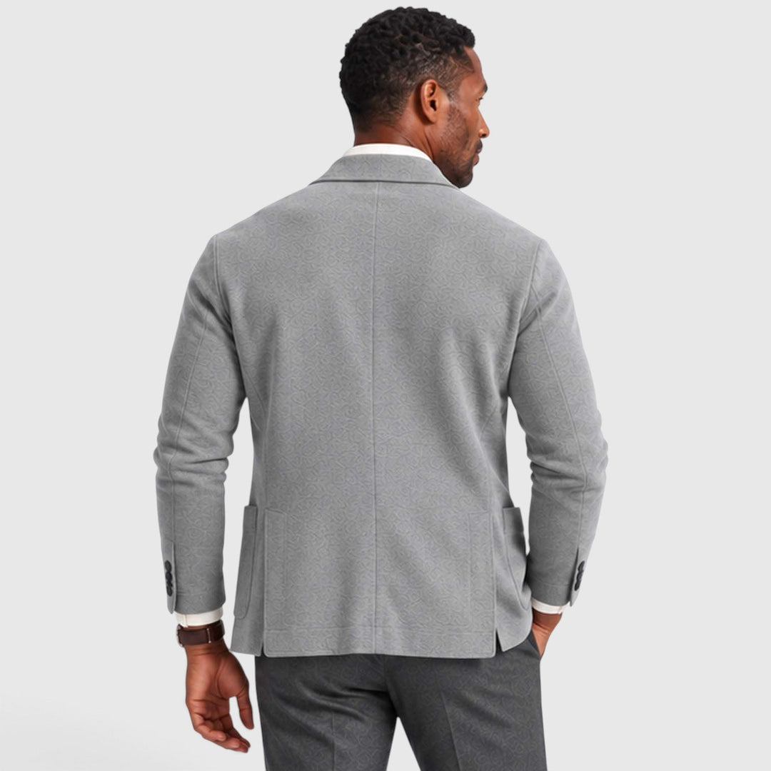 Men's Casual Knit Blazer Jacket