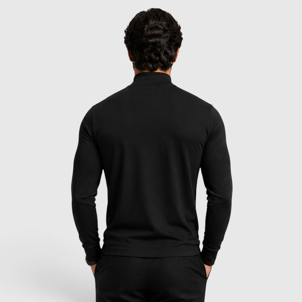 Men's Classic Knit Wool Blend Turtle Neck Sweater