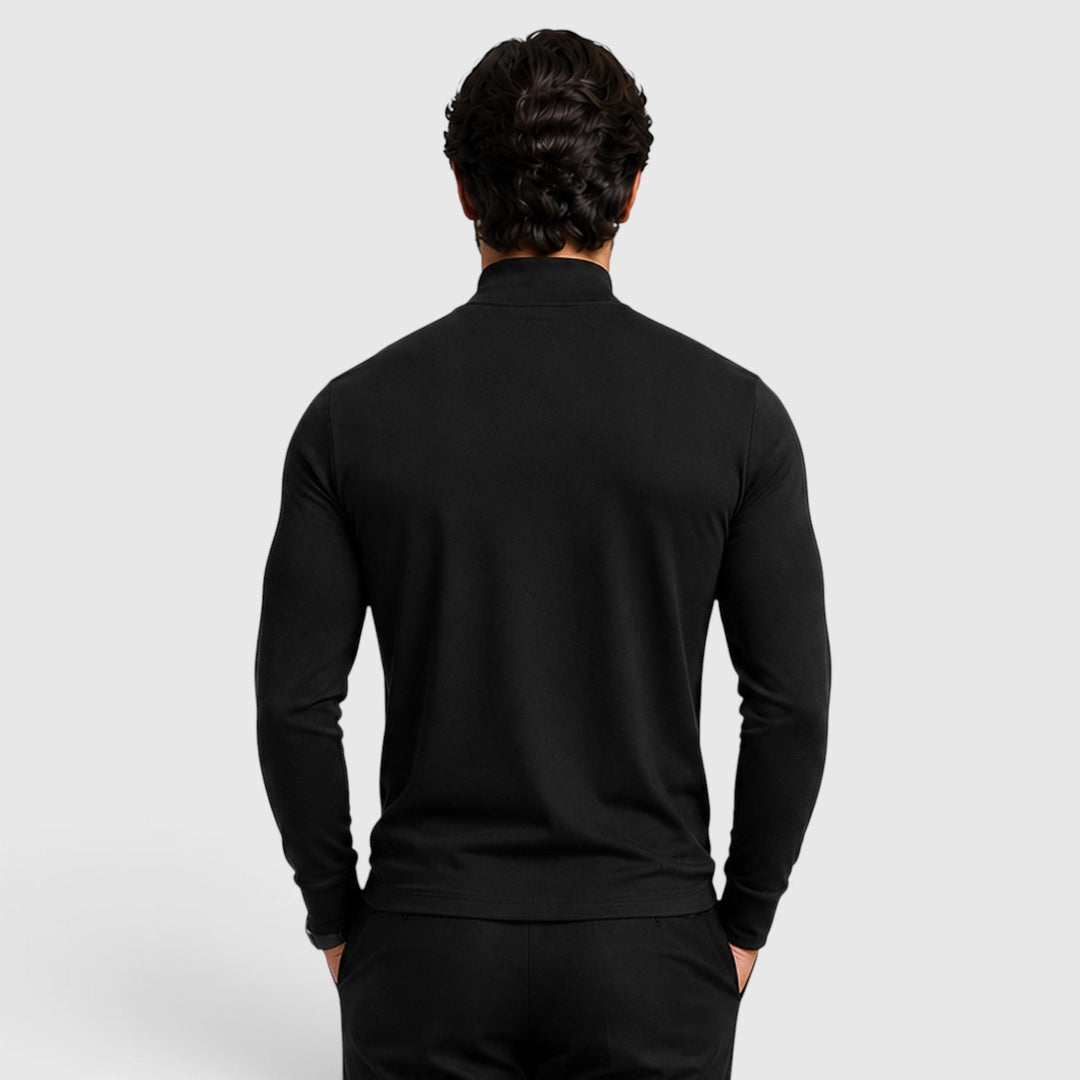 Men's Classic Knit Wool Blend Turtle Neck Sweater